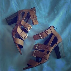 Leather Strapy booties